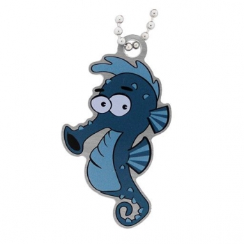 Simon the Seahorse Travel Tag